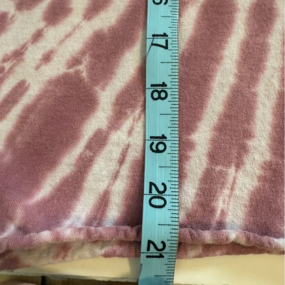 Fifth Sun Pink Tie Dye Mushroom Graphic Short Sleeve Baby Tee T Shirt Size MED - Picture 8 of 9